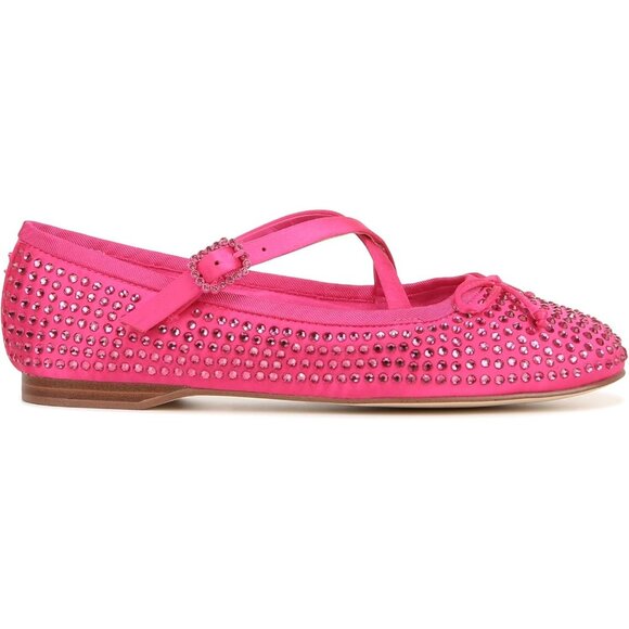 Circus NY by Sam Edelman Women's Pink Peacock Polyurethane (PU) Zuri Ballet Flat - Picture 6 of 7